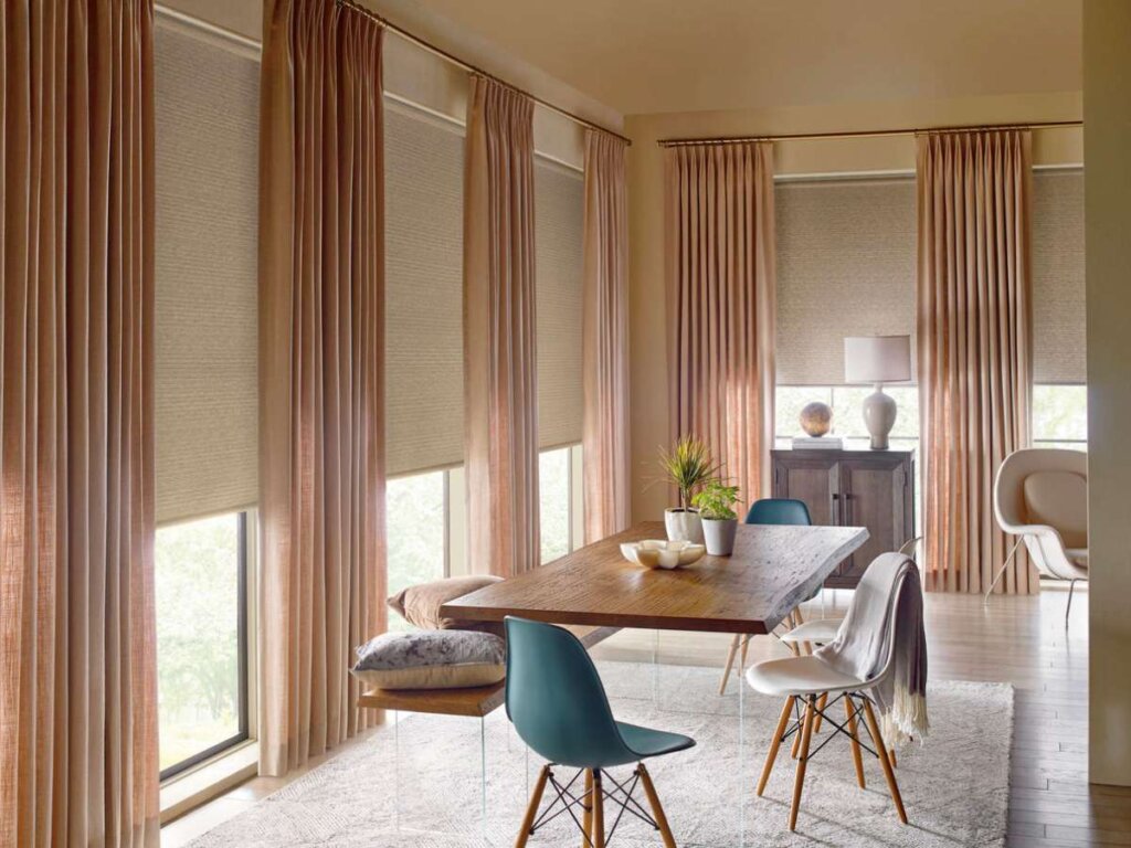 Motorized shades | Window Treatment Options for Large Windows