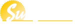 Retractable Awnings The SunSetter Awnings logo features a vibrant yellow sun graphic paired with crisp white text on a transparent backdrop, capturing the essence of refined outdoor comfort.